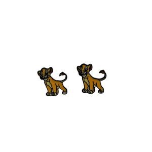 Disney The Lion King Cub Simba '90s Style Y2K Vibe Stainless Steel Stud Earrings